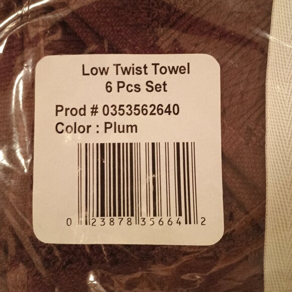 Baltic Linen 6 Piece Towel Set. New with Tag - Picture 3 of 3